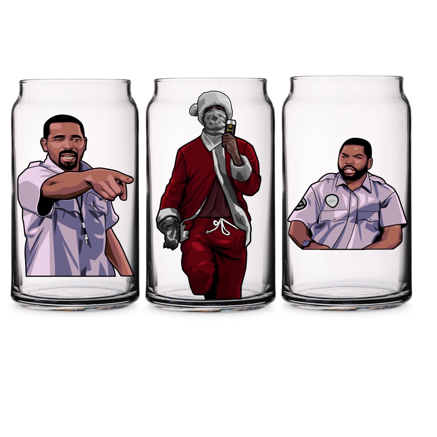 Hood Santa (3 Sided Glass)